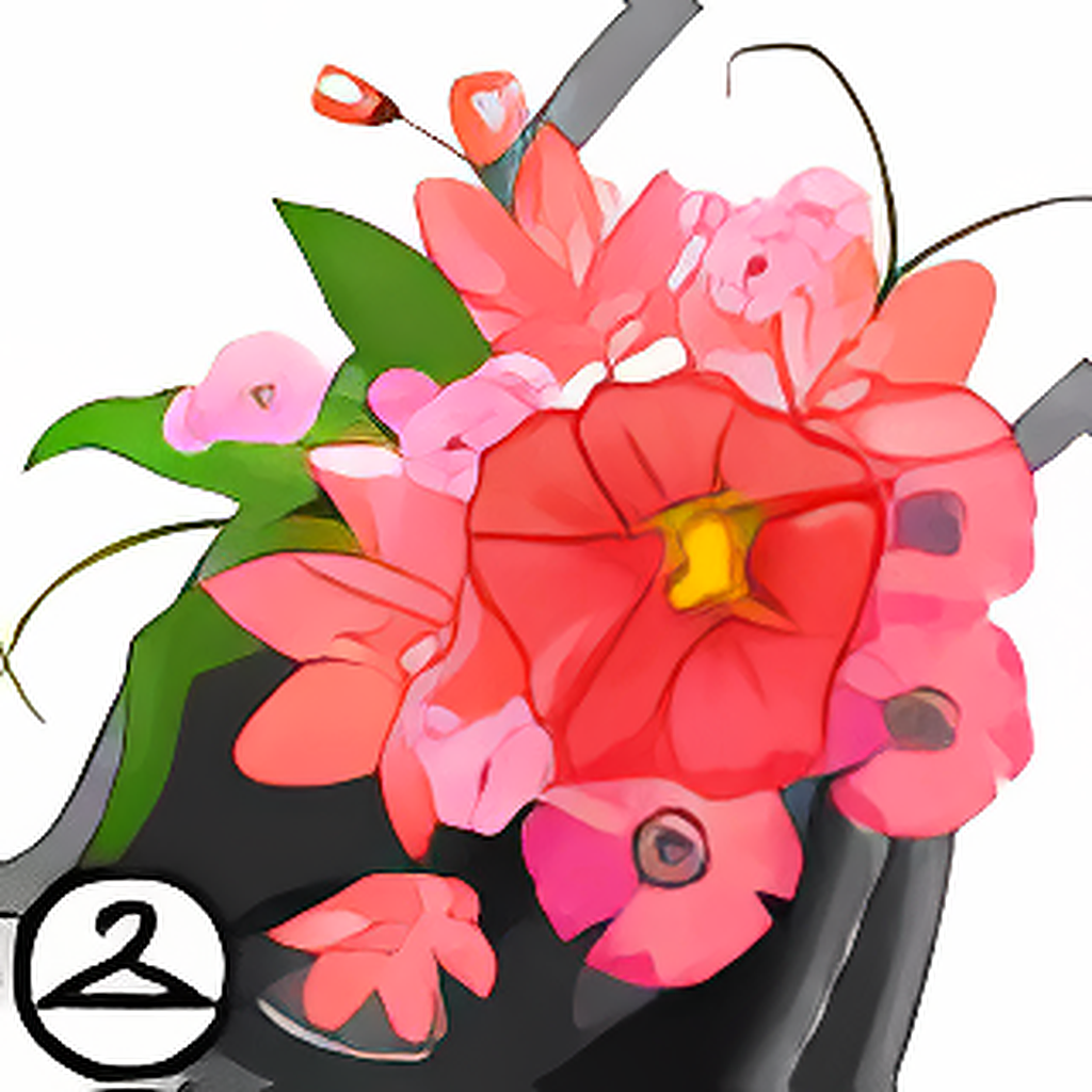 Dyeworks Black: Maraquan Spring Tote Bouquet