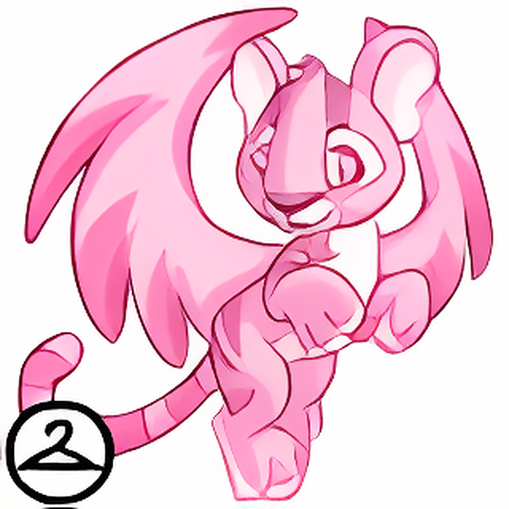 Prismatic Pink: Nostalgic Faerie Kougra