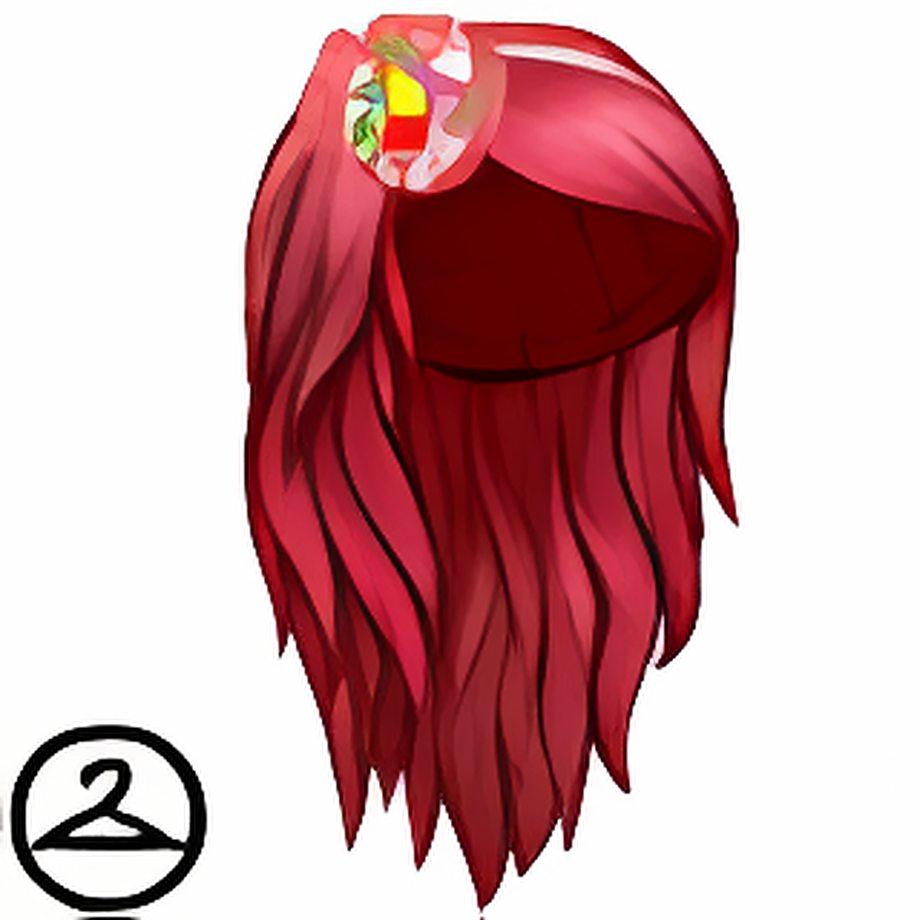 Dyeworks Red: Mutant Negg Flower Wig