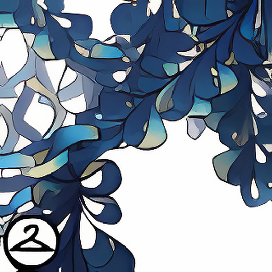Stormy Ombre Paper Garland