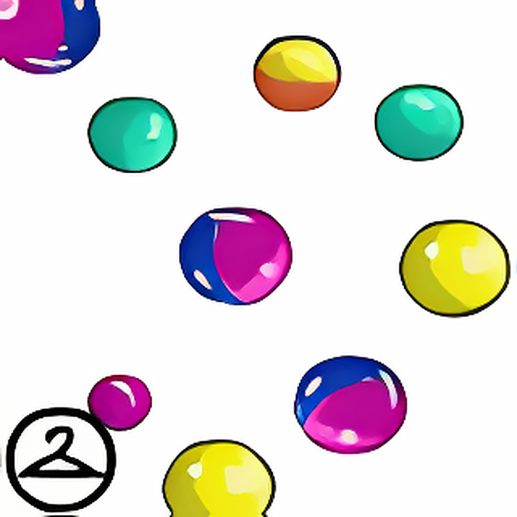 Colourful Bouncy Ball Shower
