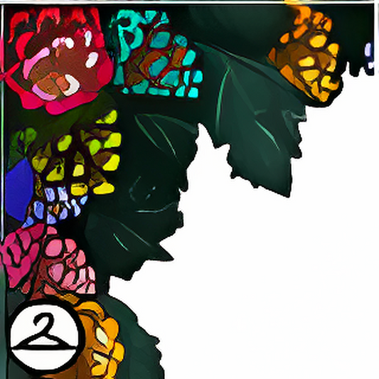 Colourful Pinecone Garland