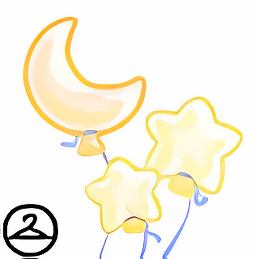 MME30-S4a: Dreamland Star and Moon Balloons Handheld