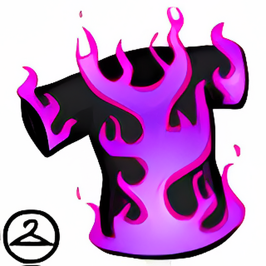 Hot Hot Purple Flame Shirt