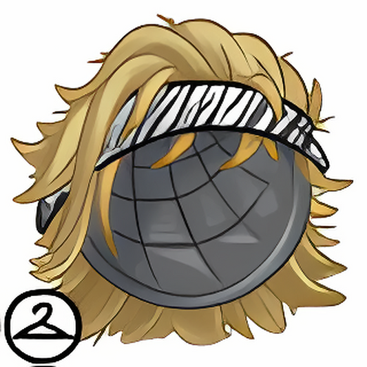 MME25-S4a: Shaggy Hair & Headband