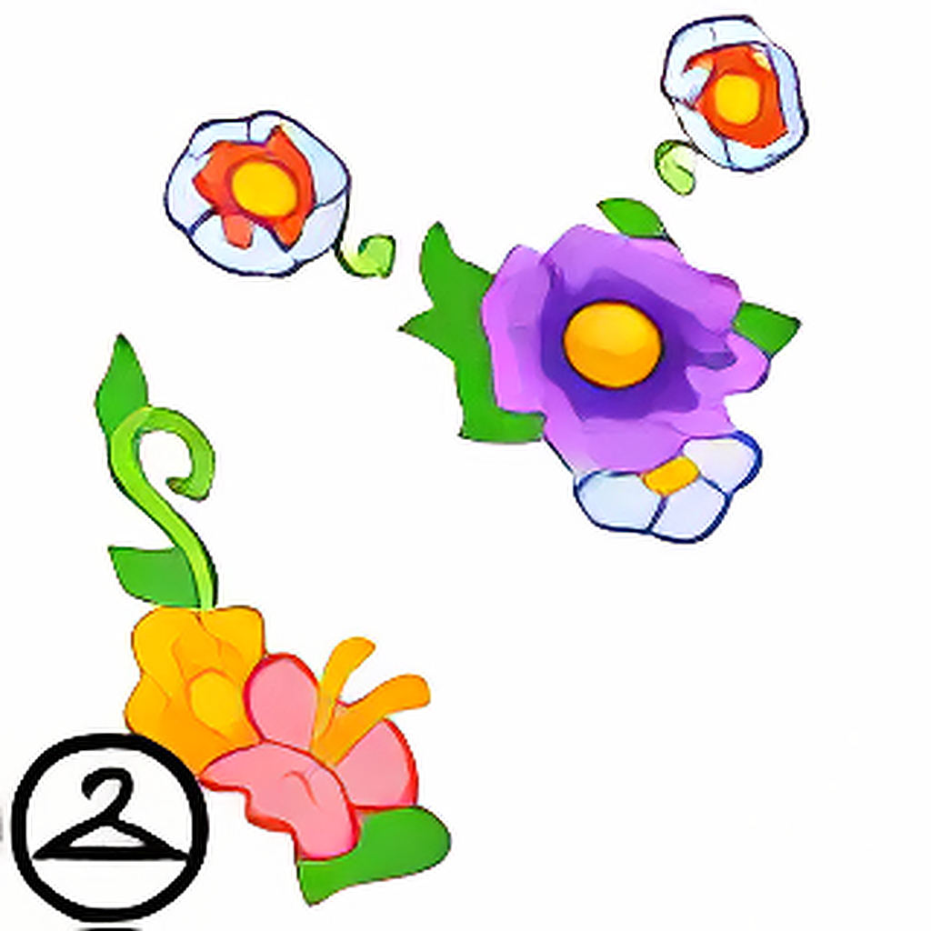 Spring Flower Face Paint
