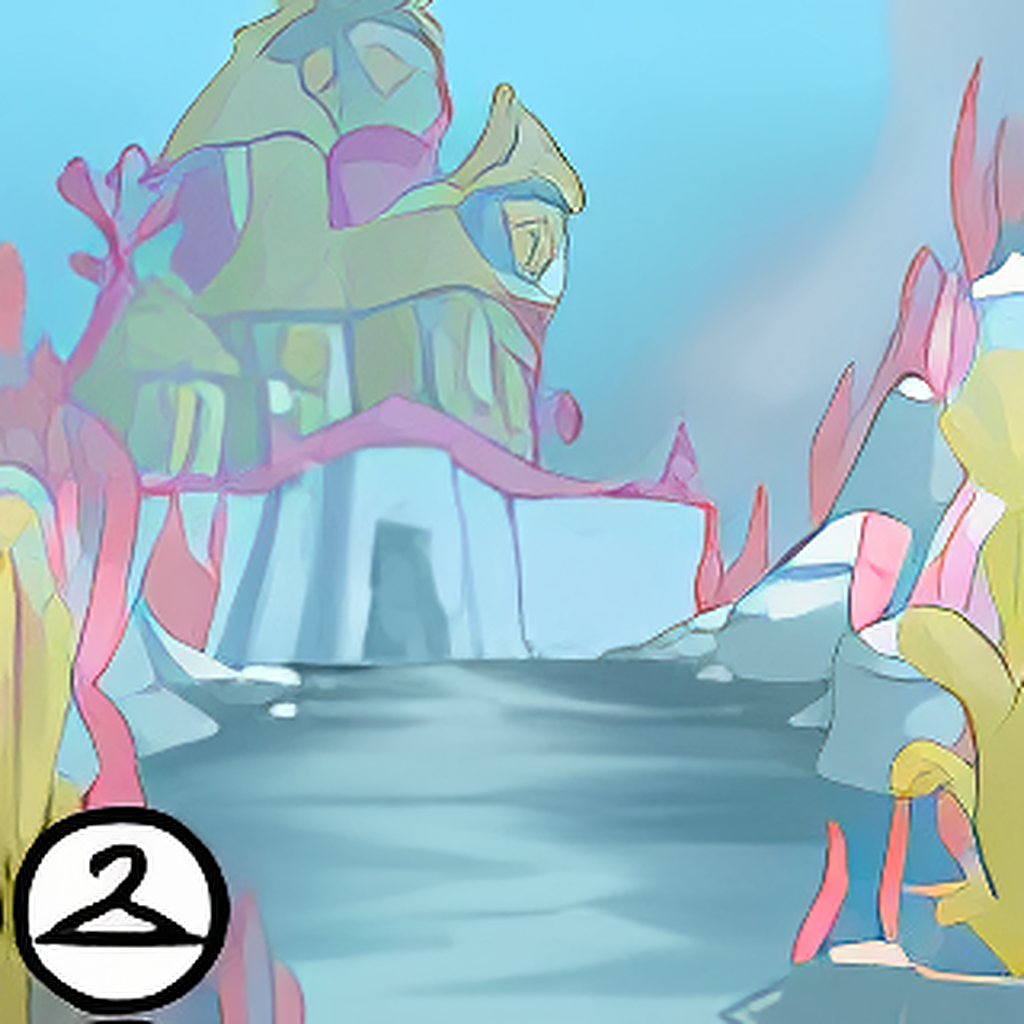 Dyeworks White: Maraquan Castle Background