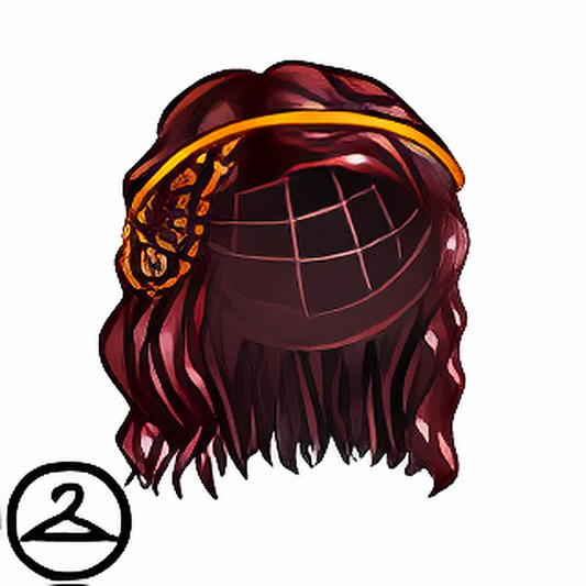 Soft Lock with Golden Chain Wig