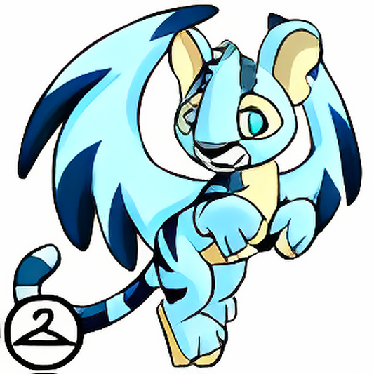 Prismatic Ice: Nostalgic Faerie Kougra