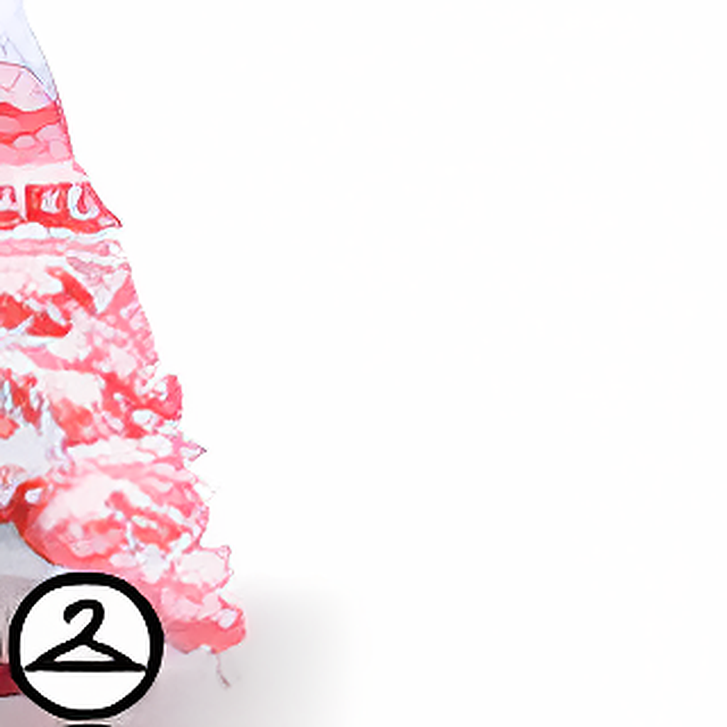 Dyeworks Pink: White Christmas Side Tree