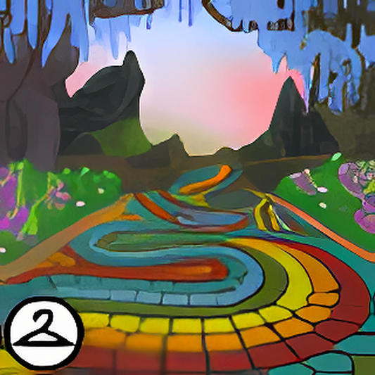 Mosaic Path Background