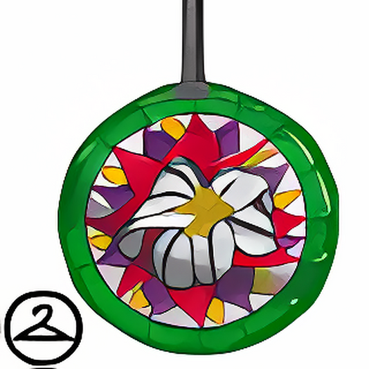 Hanging Stained Glass Flower