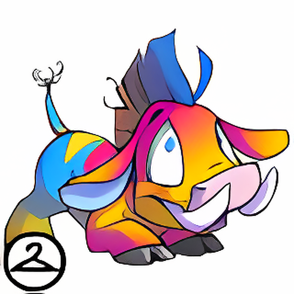 Prismatic Pansexual: Adoring Rainbow Moehog