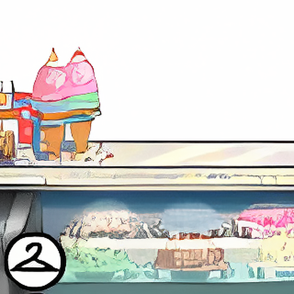 Delectable Ice Cream Counter