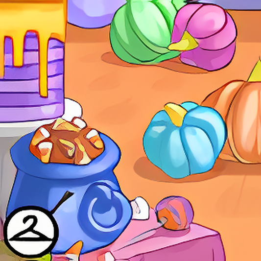Pastel Pumpkin Party Background