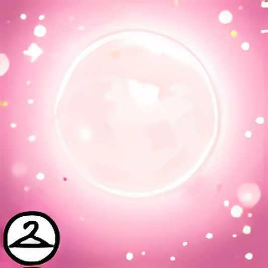 Dyeworks Pink: Full Moon Mystical Background
