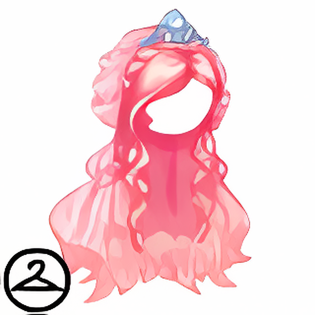 Fairytale Wedding Wig and Tiara