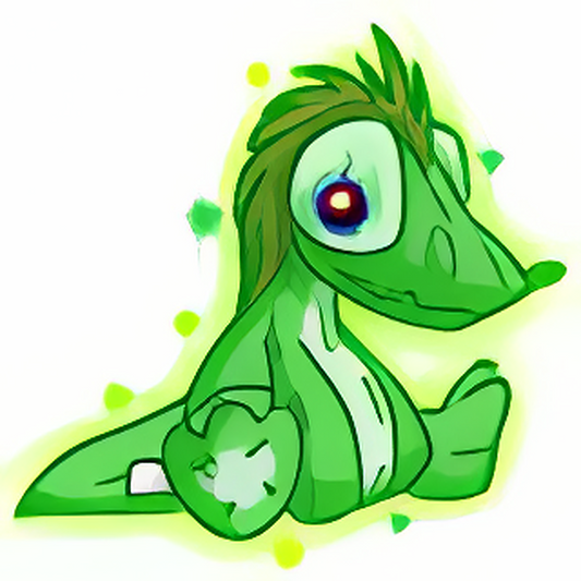 Magical Green Krawk Plushie