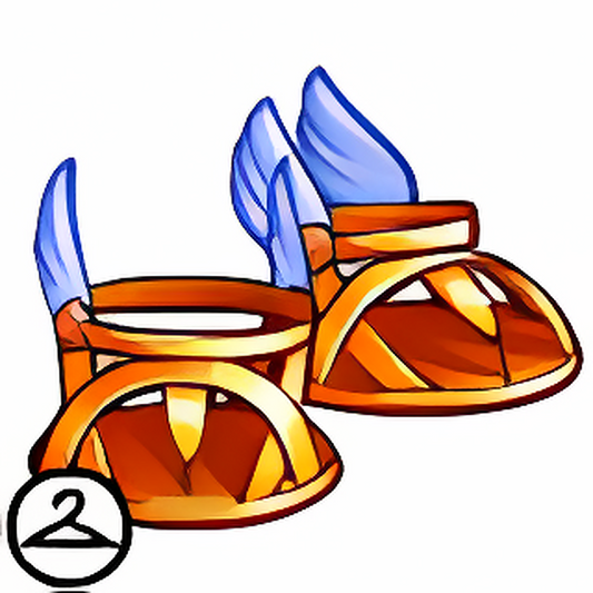 Gold Winged Sandals