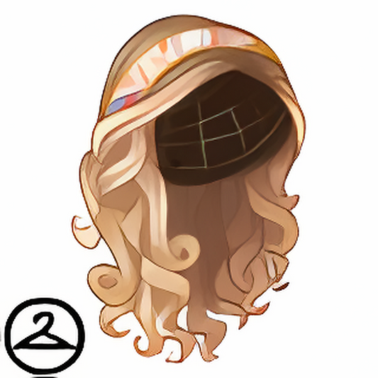 Marbled Glass Headband Wig