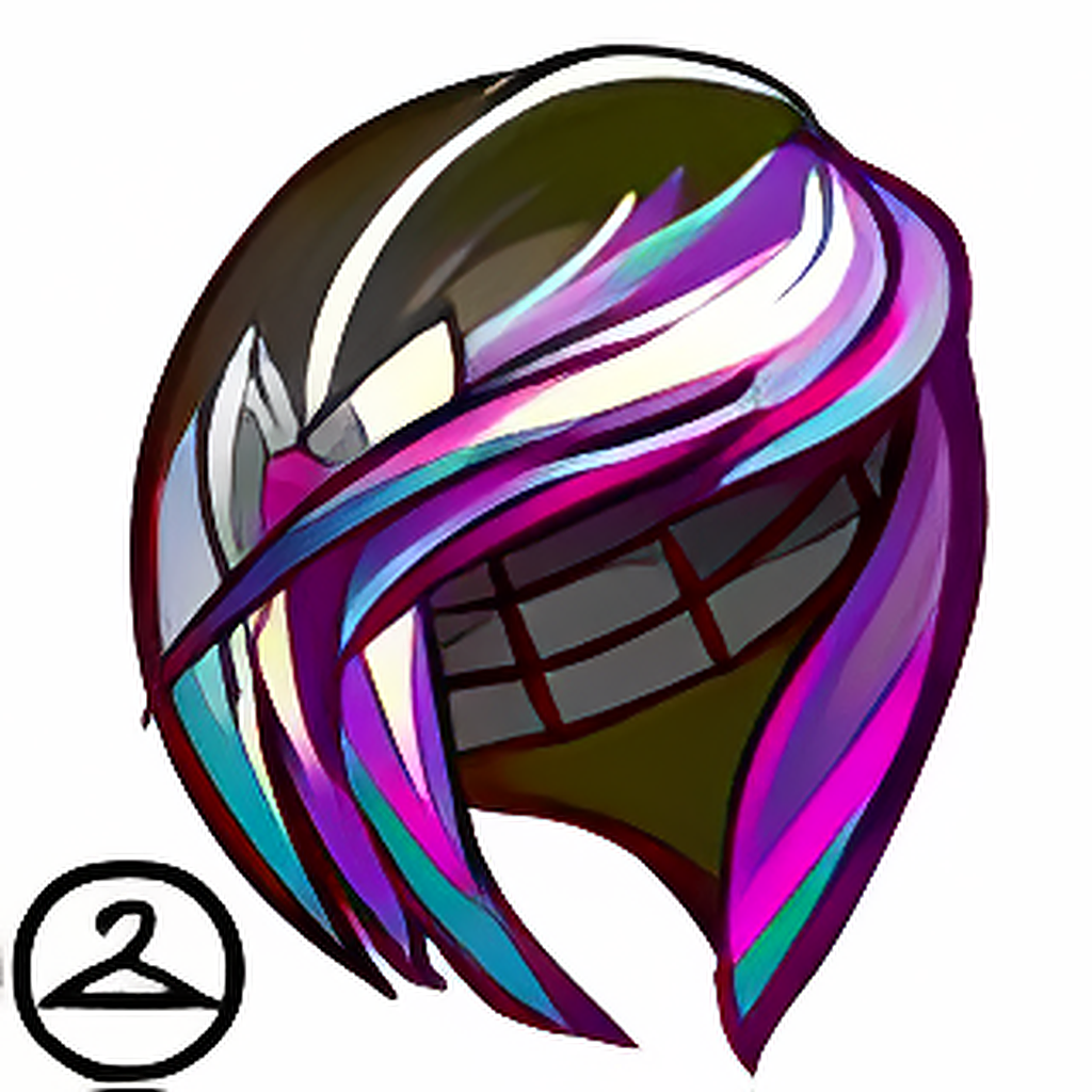 Multicolour Wig