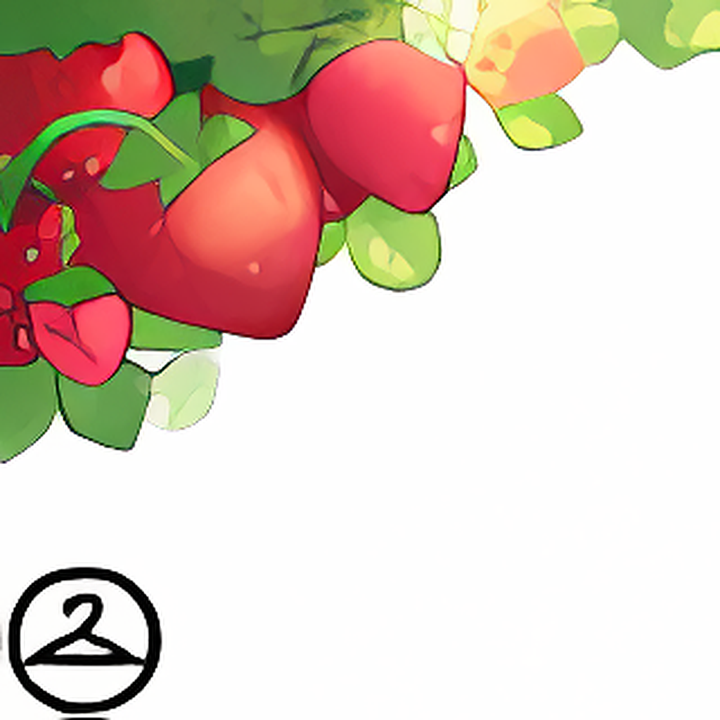 Overgrown Strawberry Garland