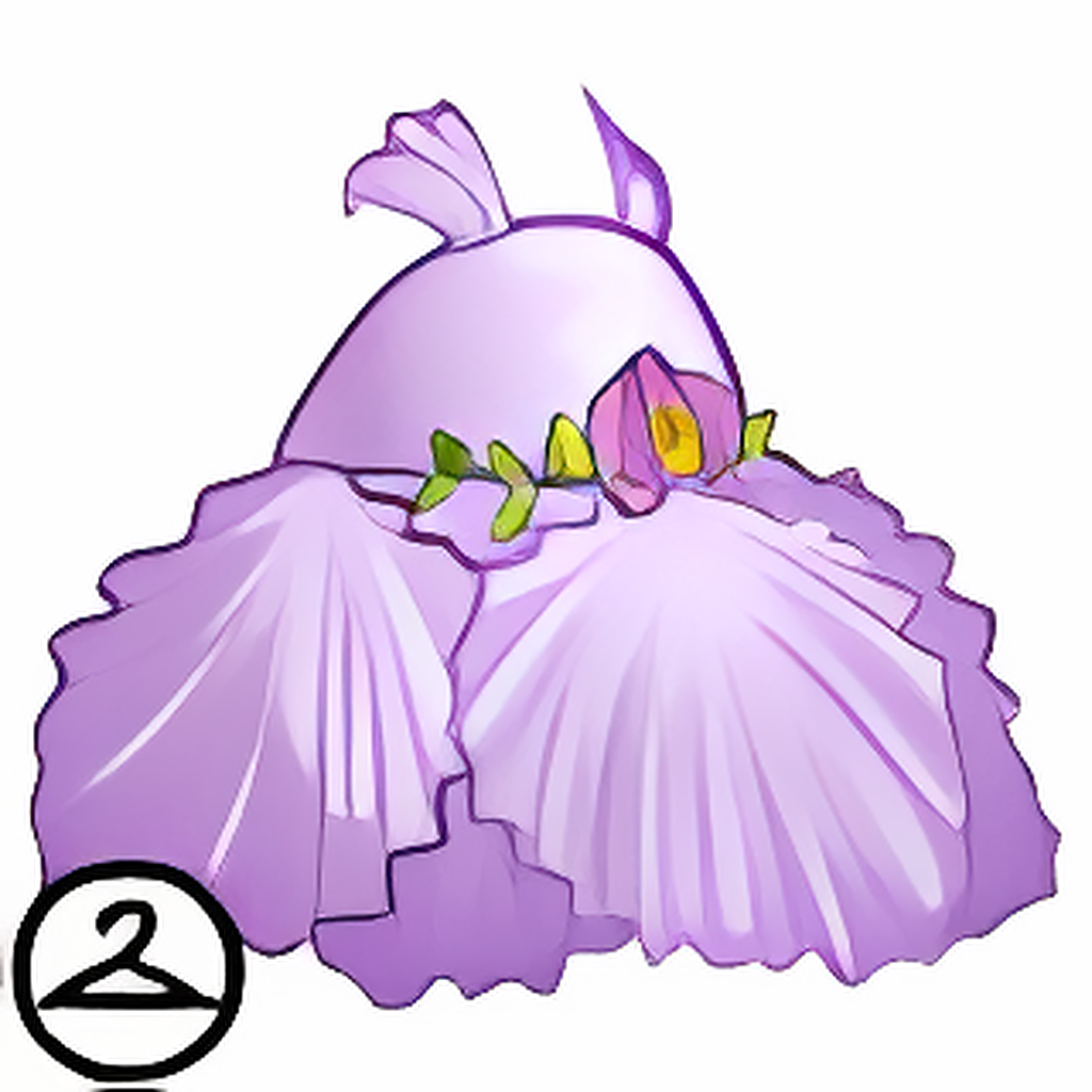 Floral Orchid Gown