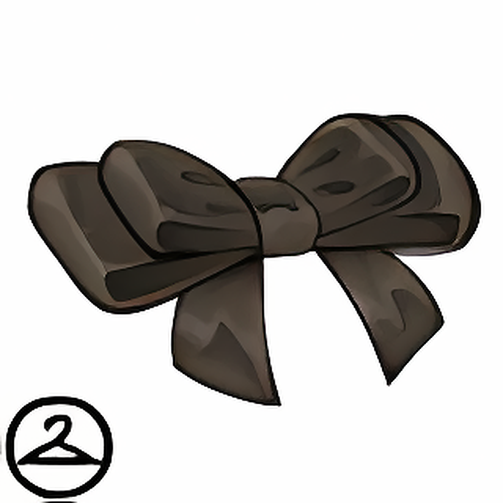 Dyeworks Black: Mutant Pink Hair Bow