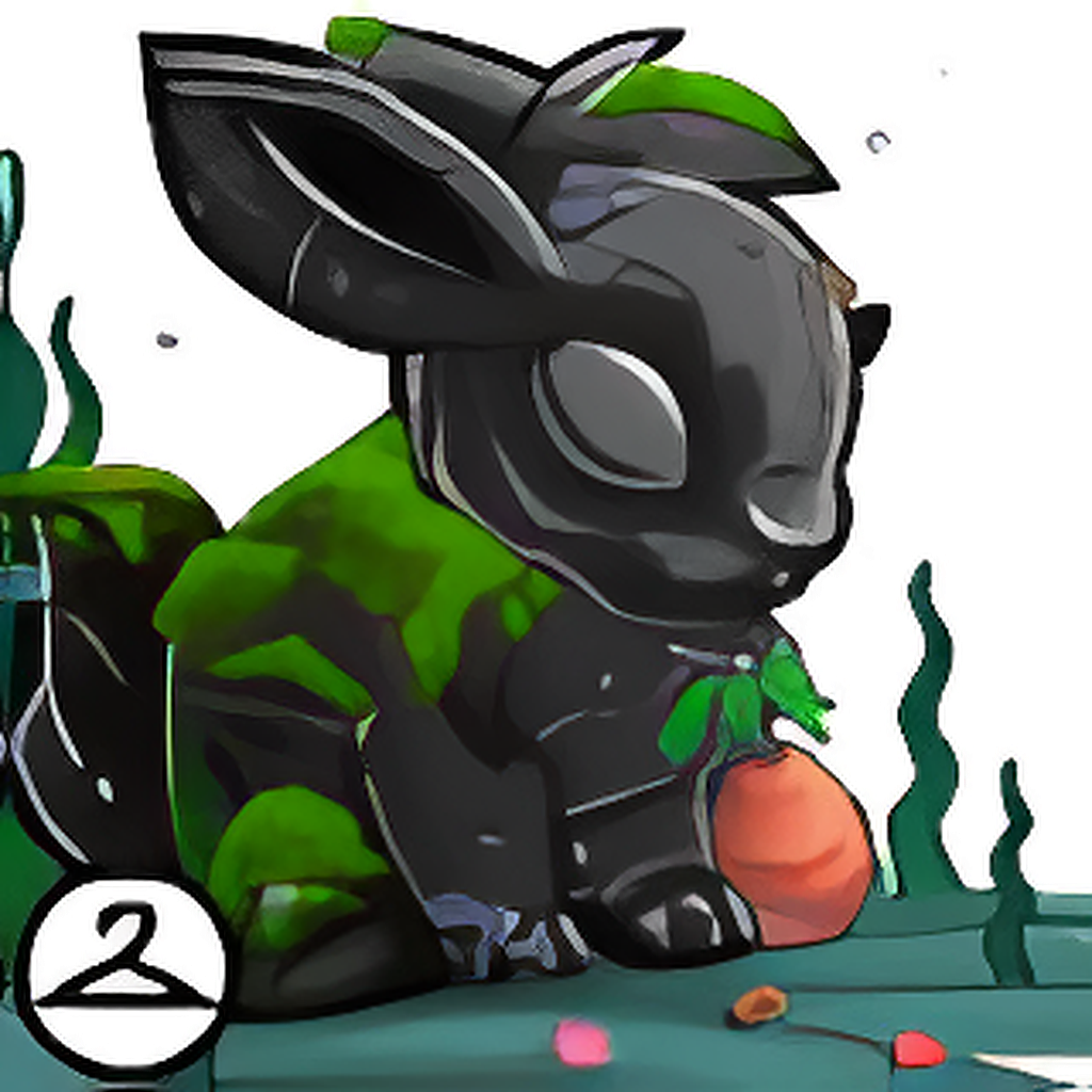 Dyeworks Black: Underwater Easter Statue