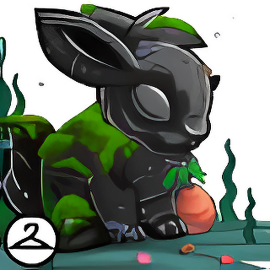 Dyeworks Black: Underwater Easter Statue