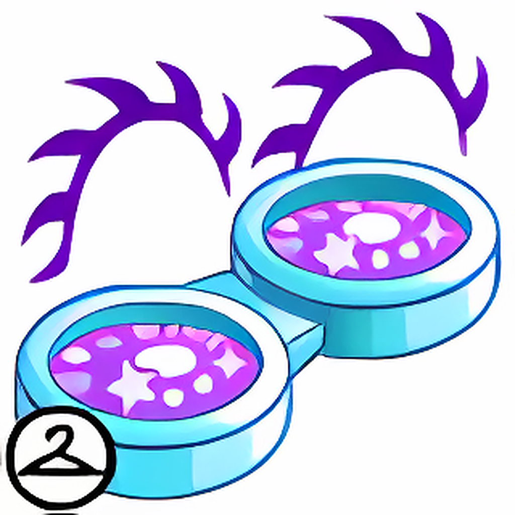 Dyeworks Purple: Maraquan Birthday Kawaii Contacts