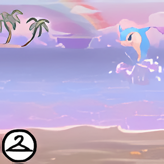 Dyeworks Purple: Splashing Flotsam Beach Background