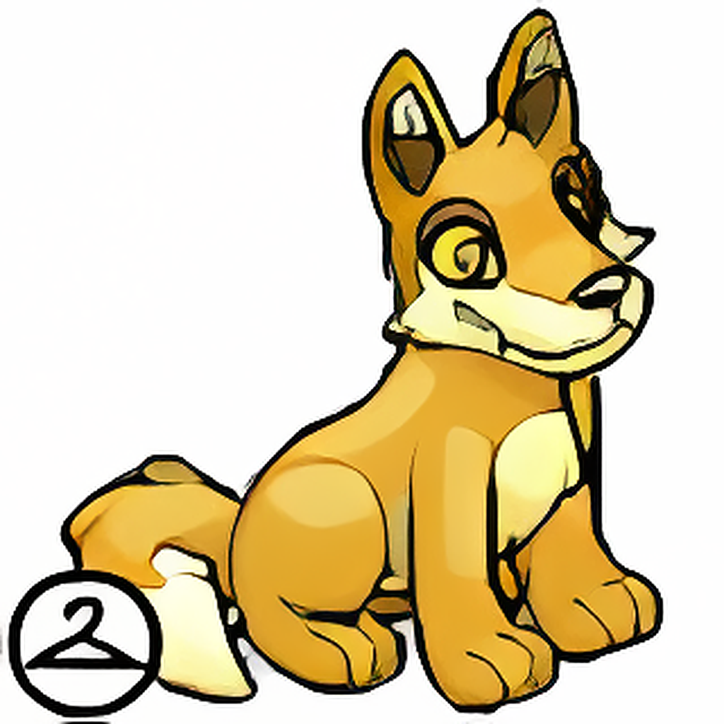 Habbo Hotel Yellow Lupe