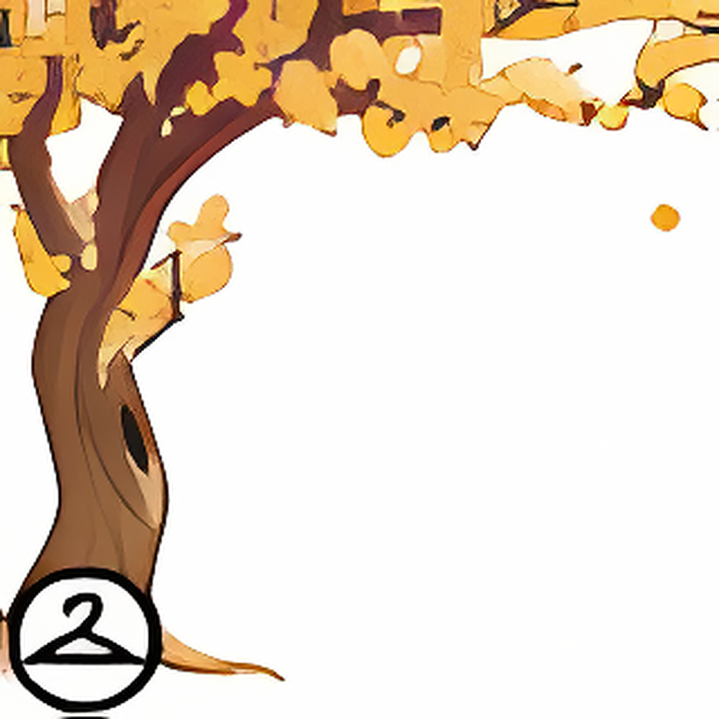 Dyeworks Gold: Snowy Cherry Blossom Side Tree