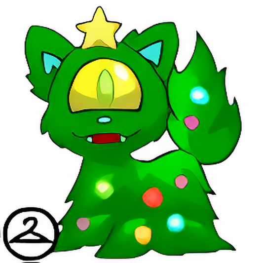 Christmas Meowclops Petpet Companion Foreground