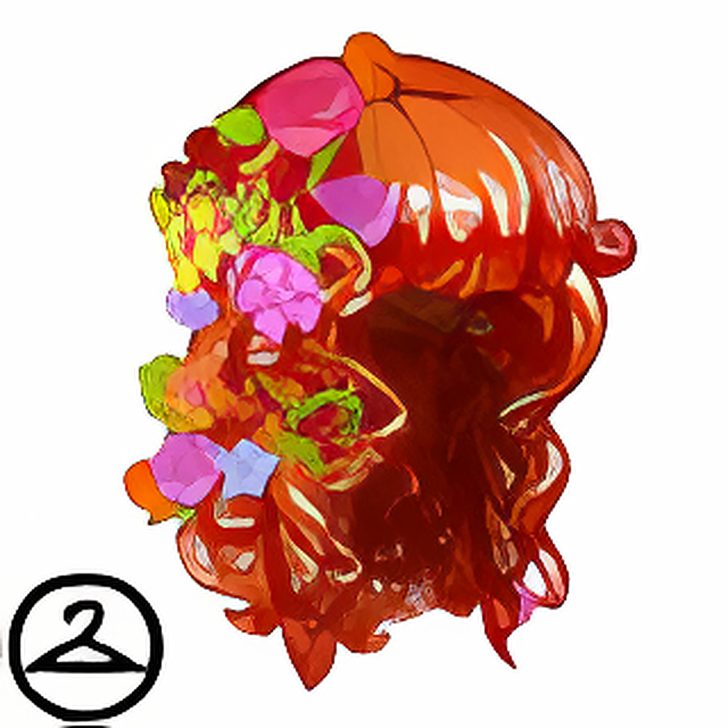 Dyeworks Red: Spring Flower Wig