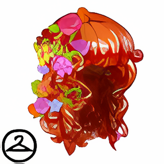 Dyeworks Red: Spring Flower Wig