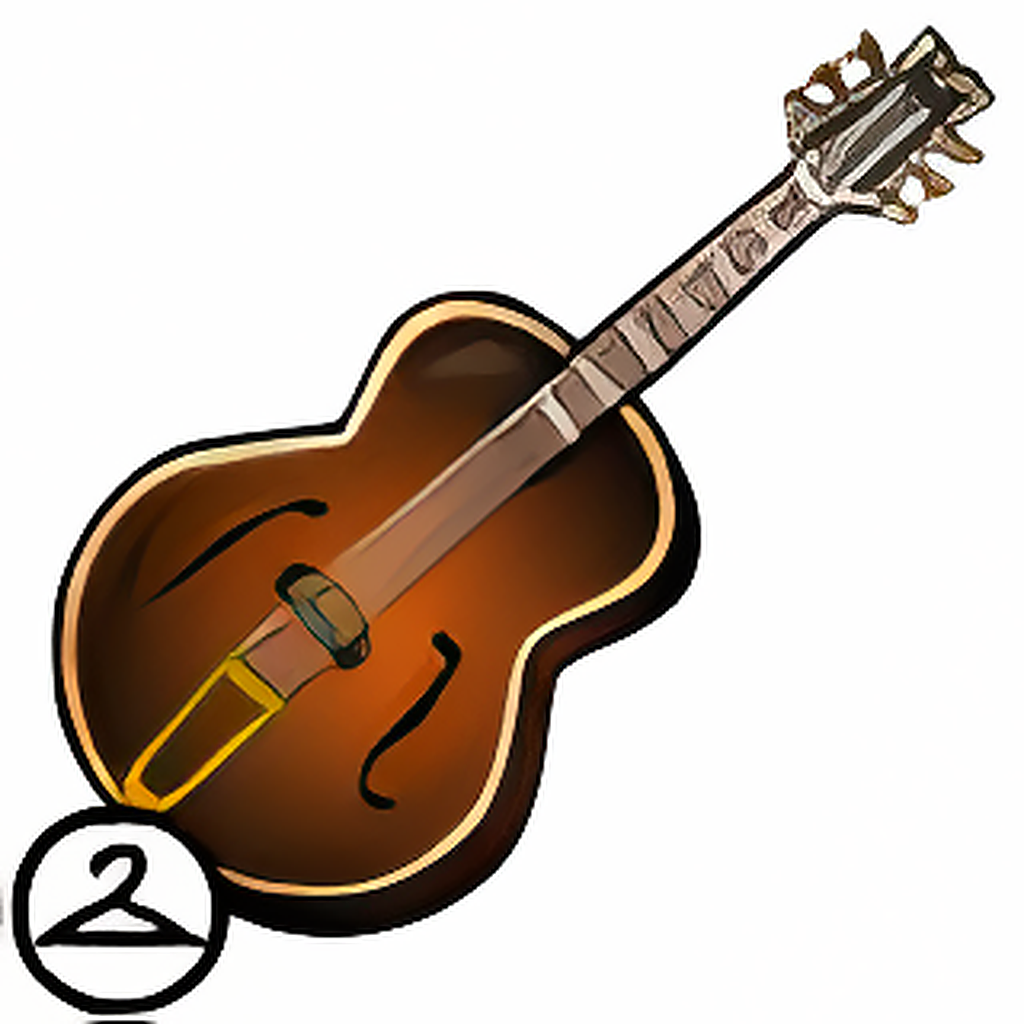 Vintage Guitar Handheld