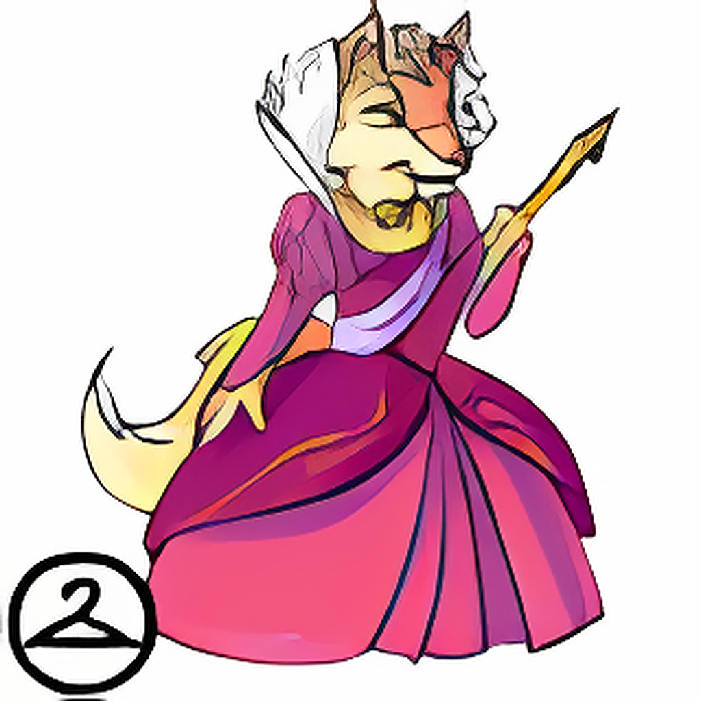Prismatic Dawn: Nostalgic Royalgirl Lupe