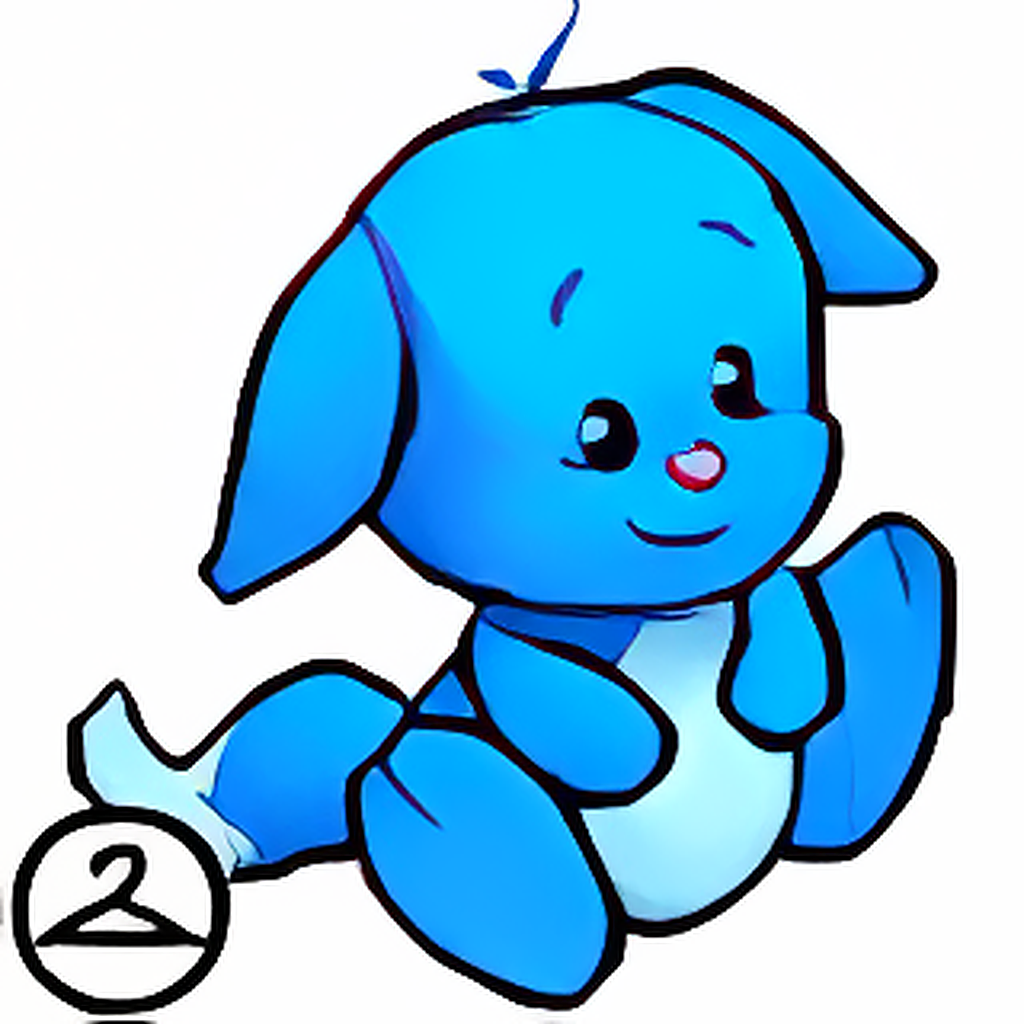 Habbo Hotel Blue Kacheek