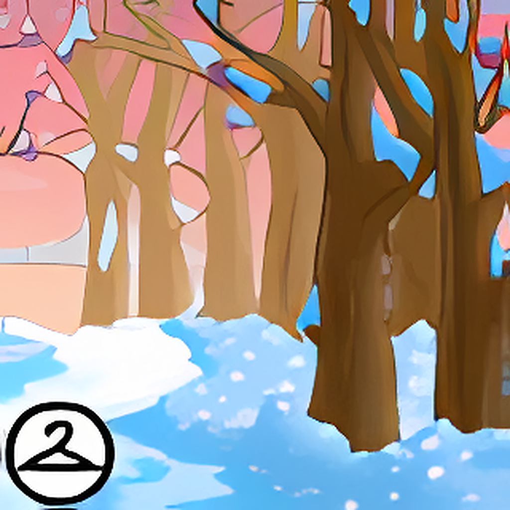 Frosted Plum Orchard Background