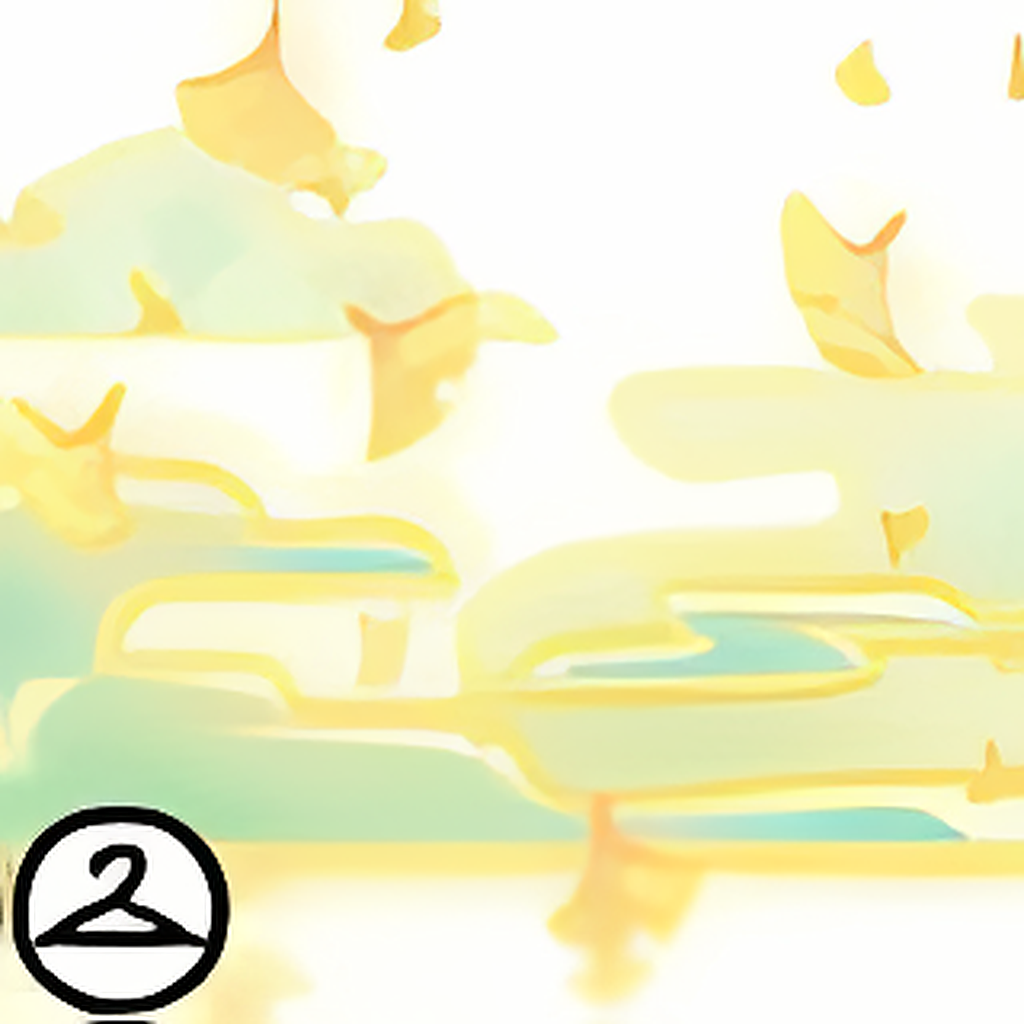 Ginkgo Leaves in The Wind Trinket