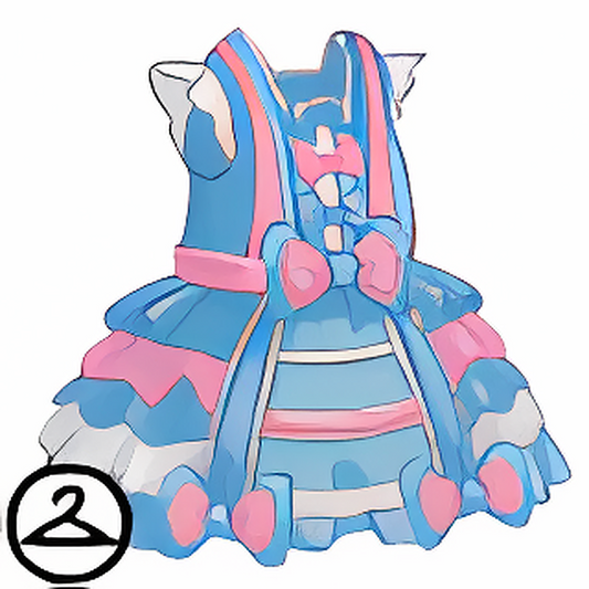 Cotton Candy Coloured Dress