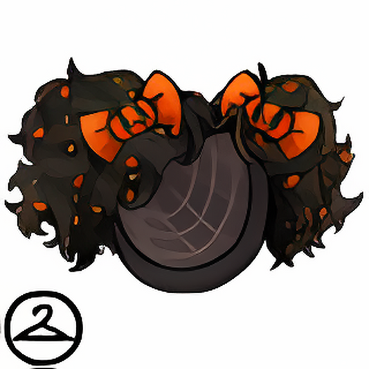 Pigtails with Halloween Hairclips Wig