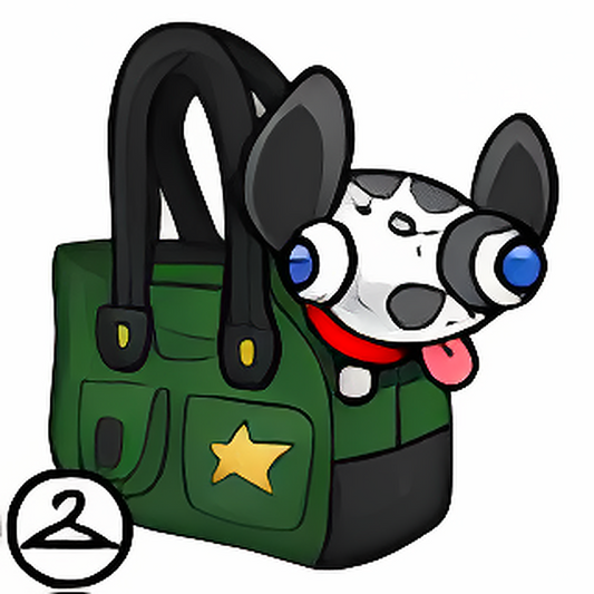 Spotted Spardel in a Handbag