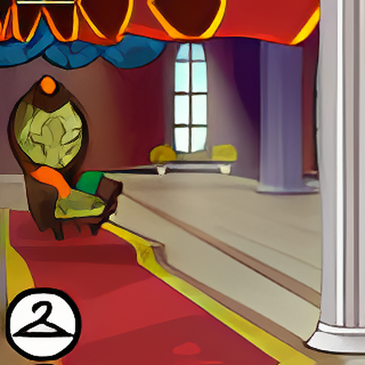Damask Throne Room Background