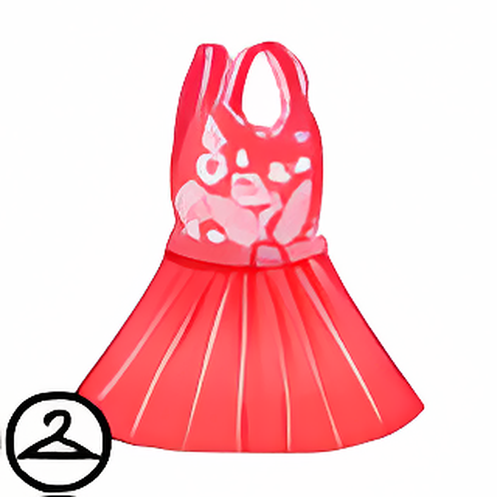 Dyeworks Red: Shimmery Seashell Dress