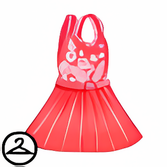 Dyeworks Red: Shimmery Seashell Dress