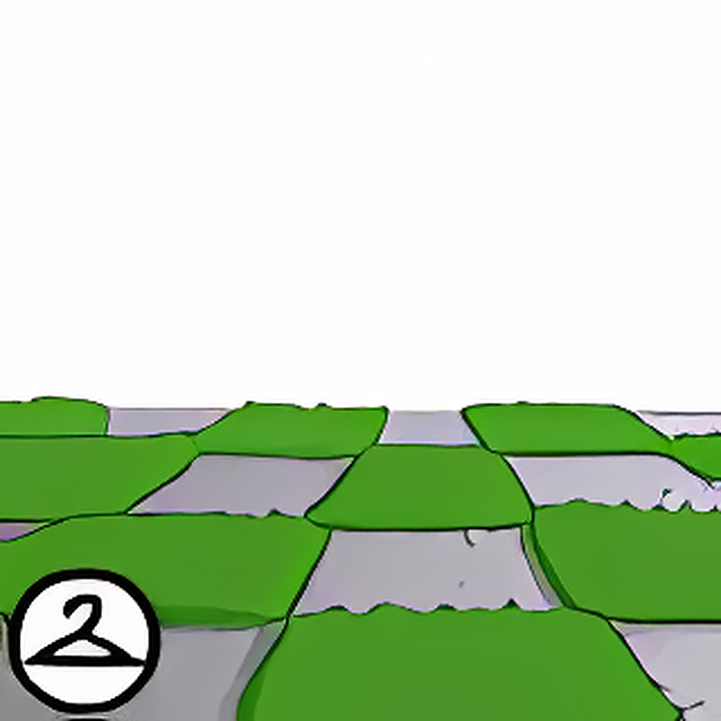 Checkered Garden Path