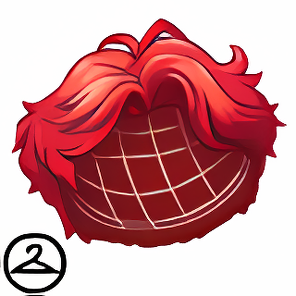 Essential Red Middle Part Wig